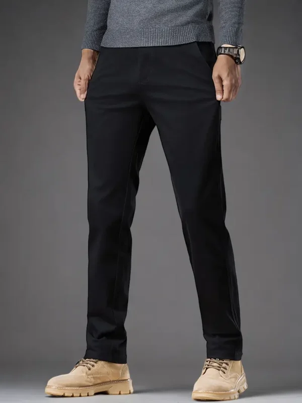 Men's Lycra  Light Business Casual Dress Pants