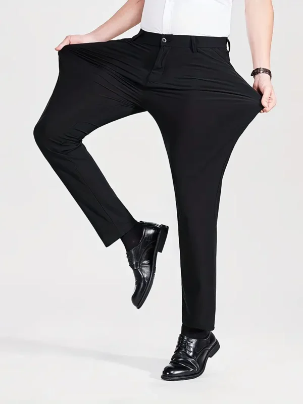 Men's Lycra  Light Business Casual Dress Pants - Image 4