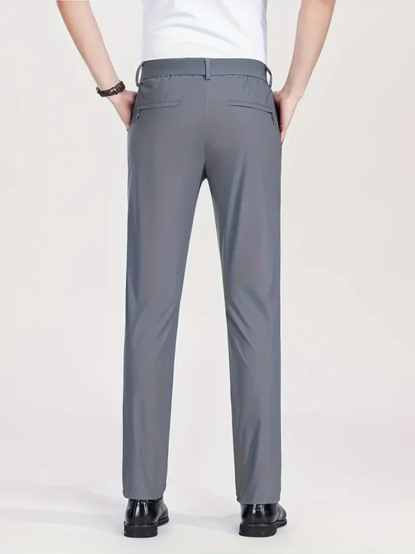 Men's Lycra  Light Business Casual Dress Pants - Image 9