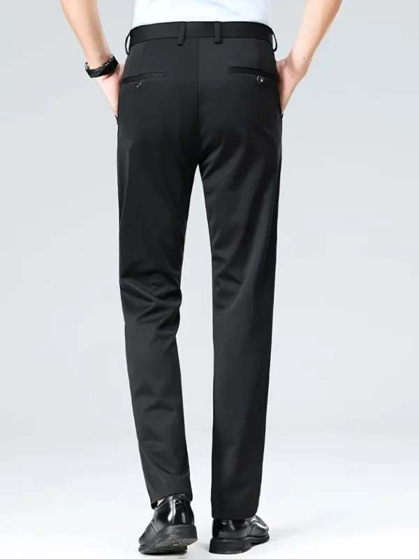 Men'S Casual Long Trousers, Business Slacks, Loose-Fitting, Versatile Straight-Leg Pants - Image 2