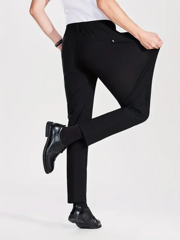 Men's Lycra  Light Business Casual Dress Pants - Image 5