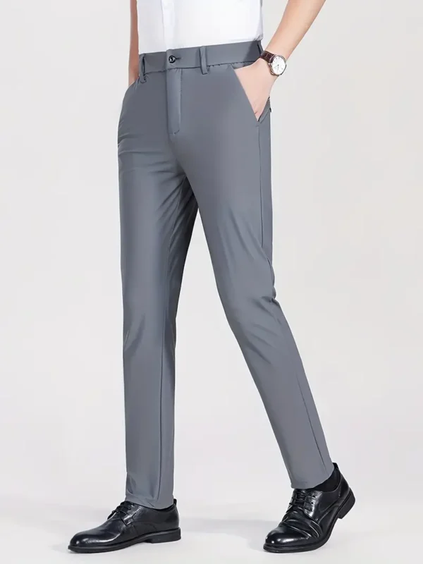 Men's Lycra  Light Business Casual Dress Pants - Image 10