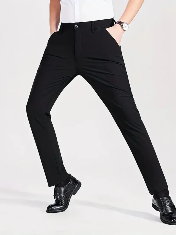 Men's Lycra  Light Business Casual Dress Pants - Image 6