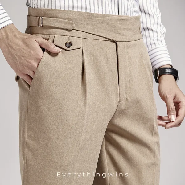 High Waist Slim Fit Business Casual Pants - Image 2